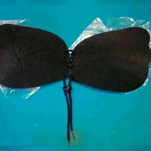Backless adhesive push-up bra